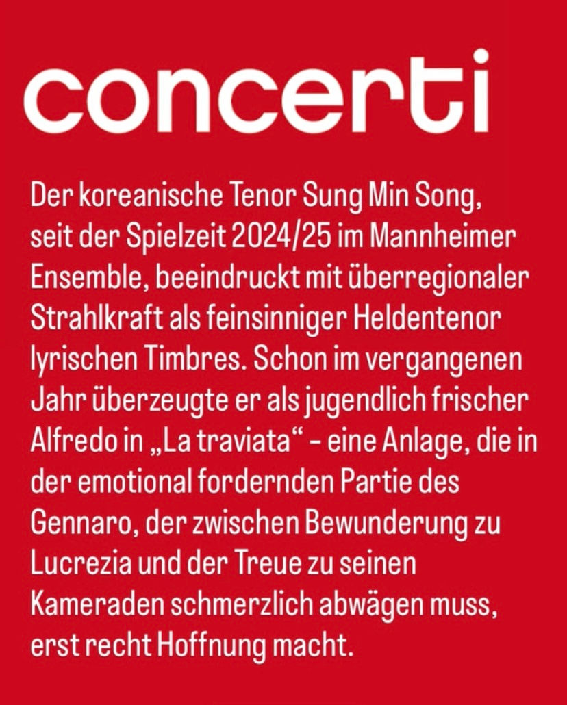 Kritiken!!“Lucrezia Borgia” Nationaltheater Mannheim