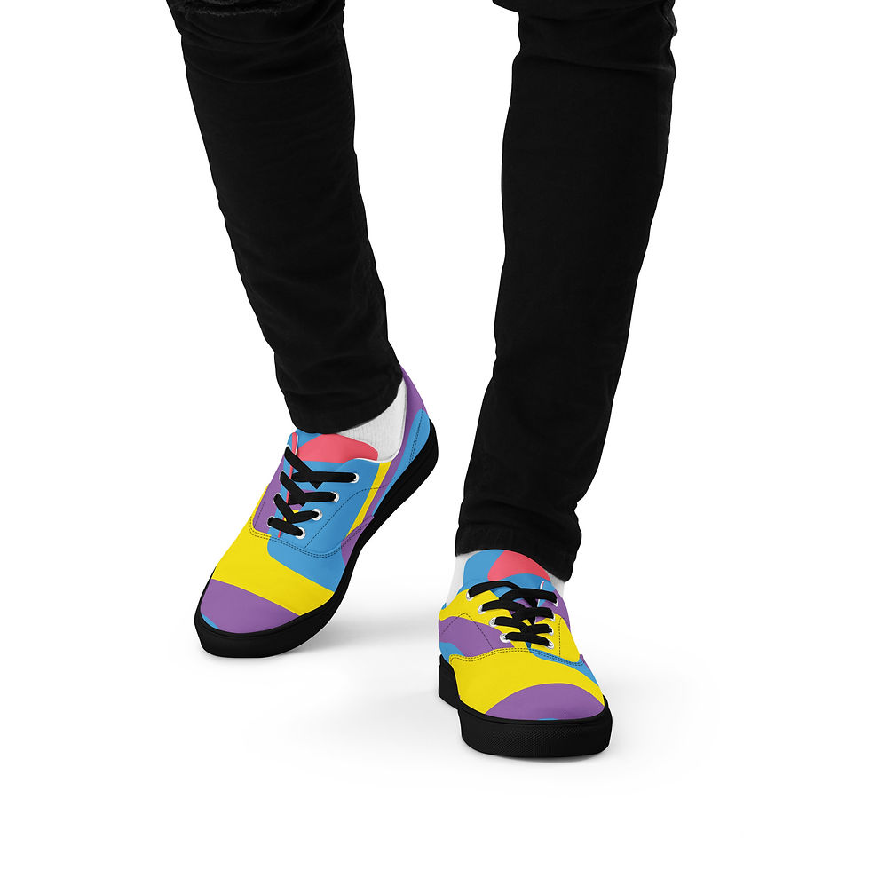Miniaturbild: Men’s lace-up canvas shoes