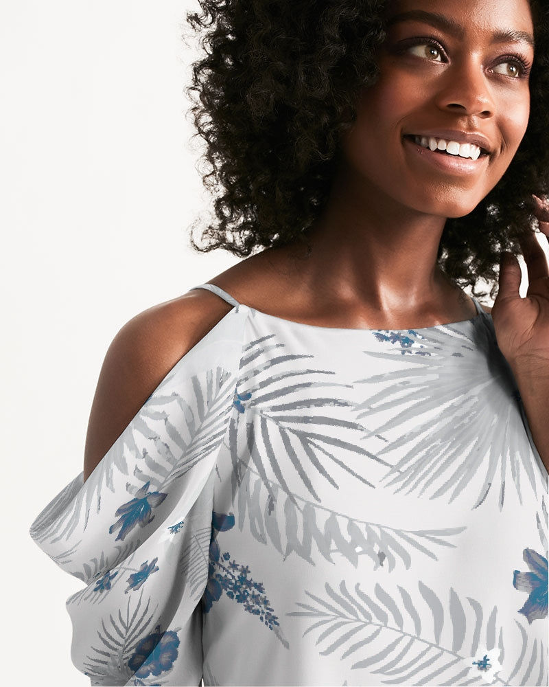 Thumbnail: Women's Palm Soul Open Shoulder A-Line Dress