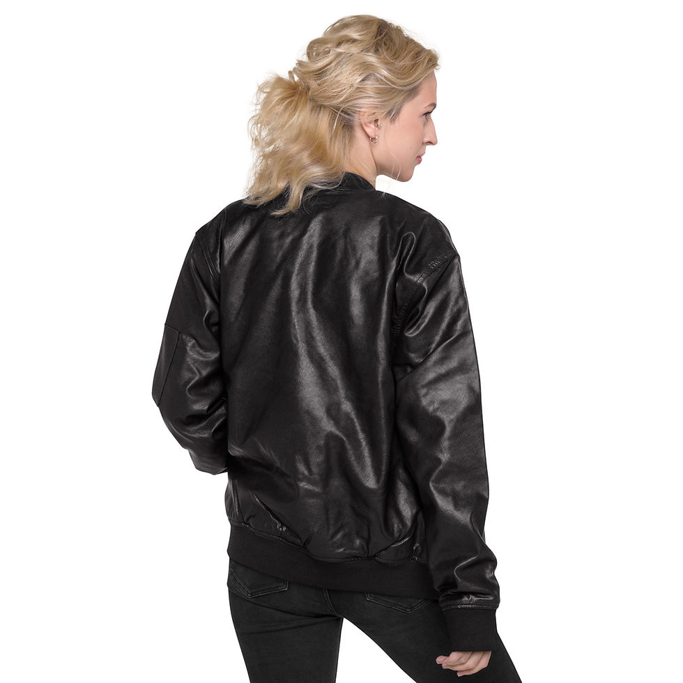 Thumbnail: Leather Bomber Jacket