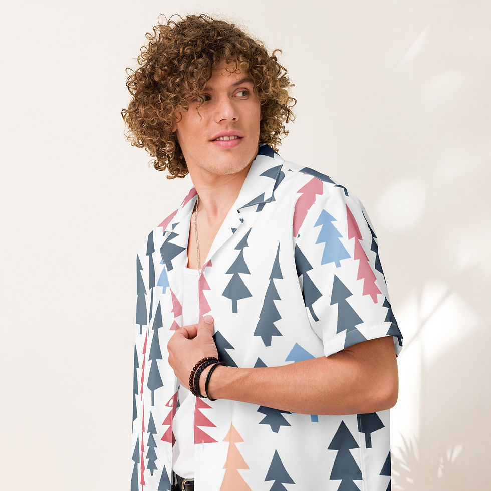 Thumbnail: Unisex button shirt