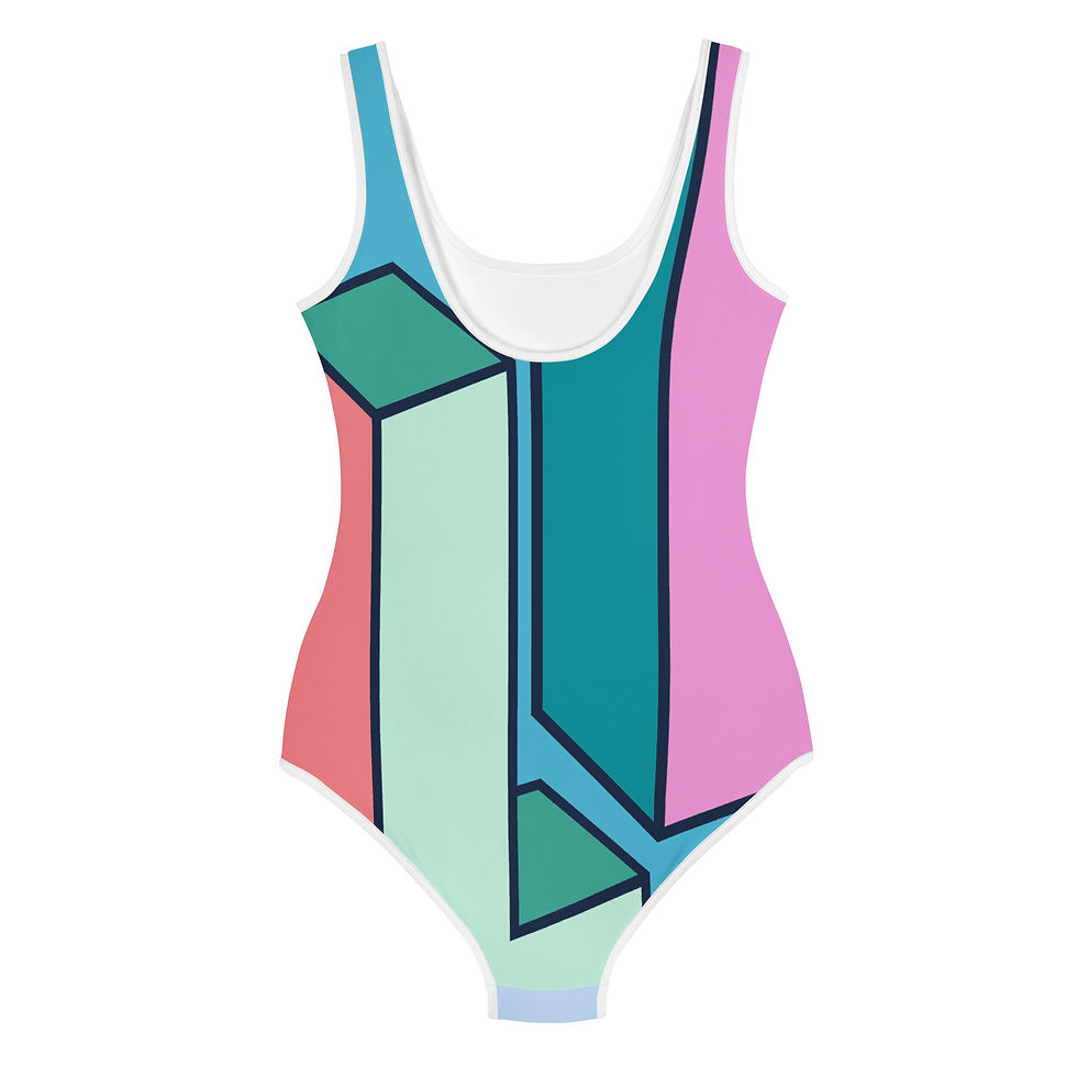 Sličica: All-Over Print Youth Swimsuit