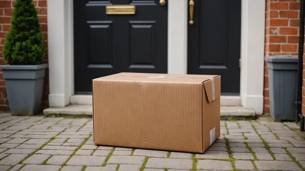 Misdirected package on a random doorstep
