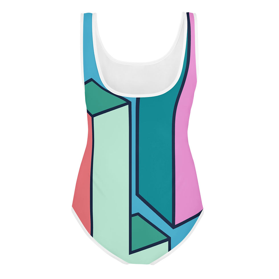 Thumbnail: All-Over Print Youth Swimsuit