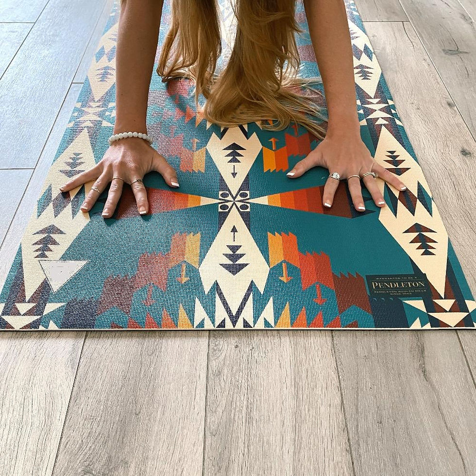 Thumbnail: Pendleton X Yune Yoga Tucson Turquoise Mat 5mm