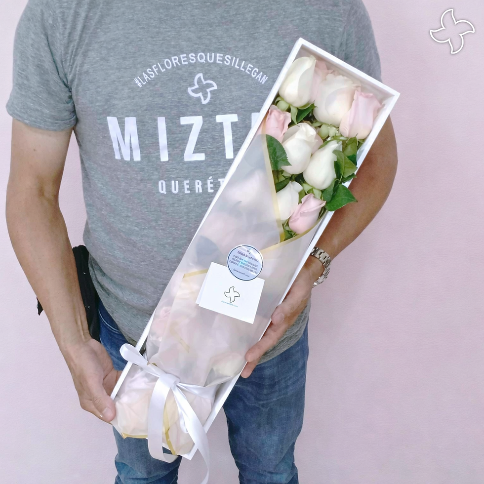 Miniatura: Caja Larga MDF 24 rosas