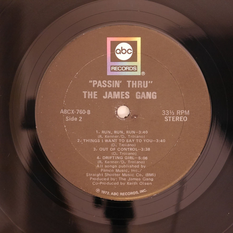 サムネイル： JAMES GANG / Passin' Thru