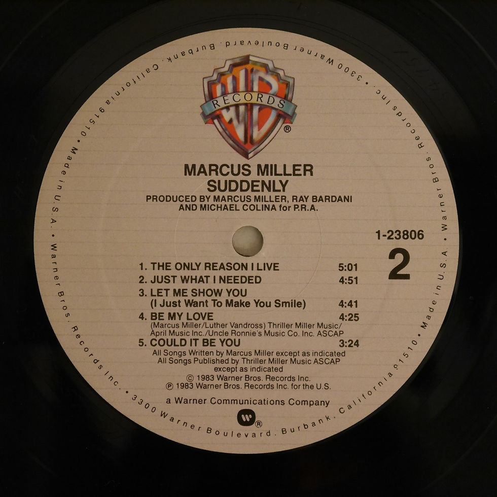 サムネイル： MARCUS MILLER / SUDDENLY (SLM STERLING刻印）