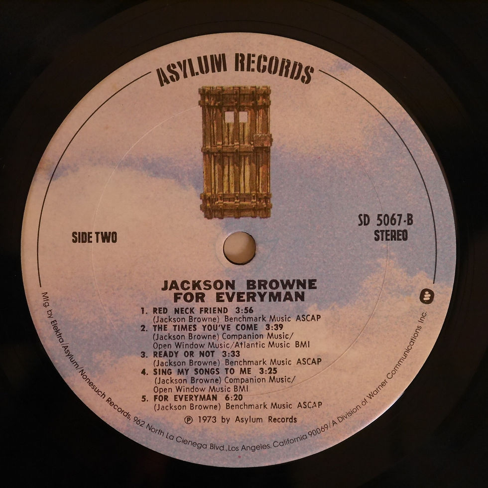 サムネイル： JACKSON BROWNE / For Everyman