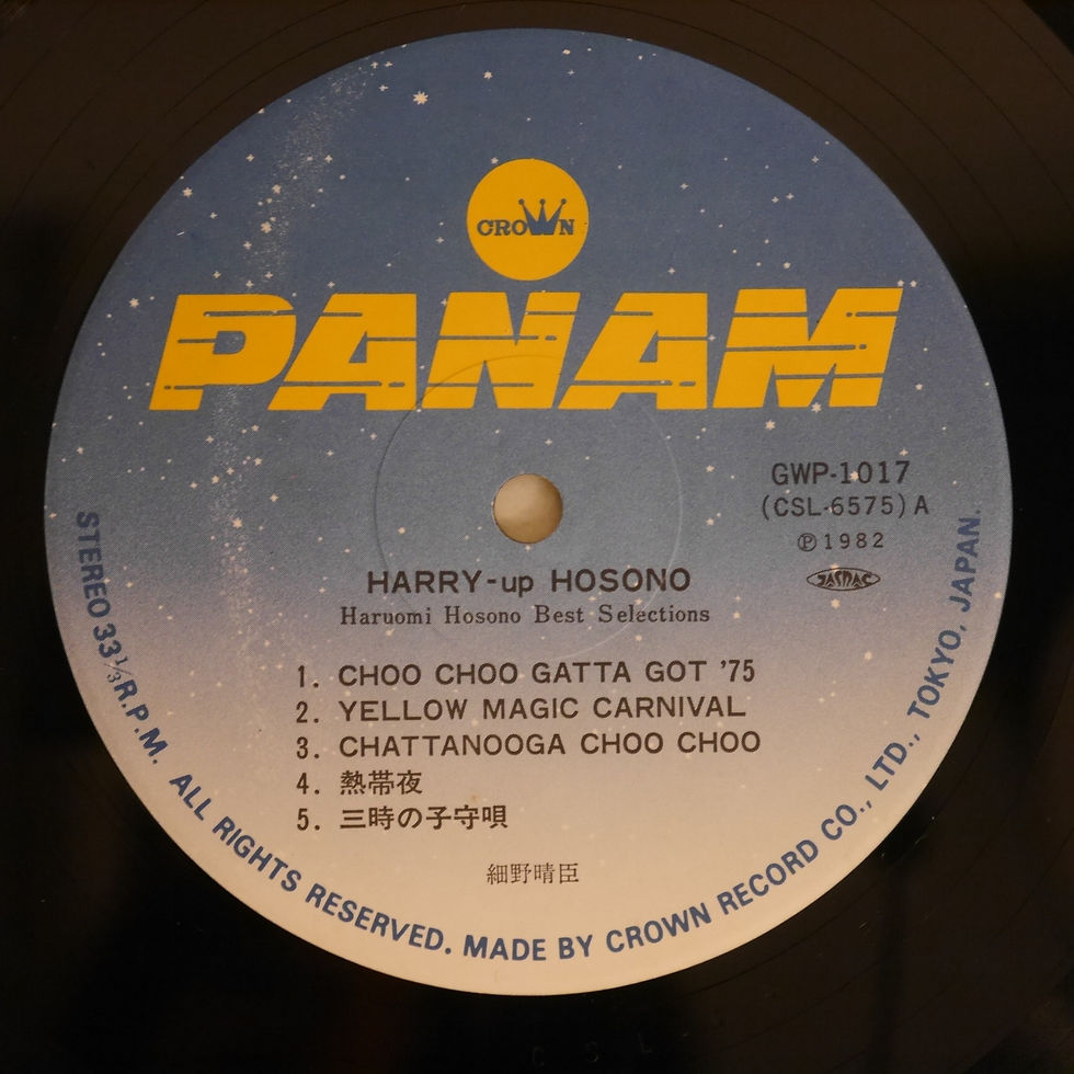 サムネイル： 細野晴臣 / HARRY UP HOSONO