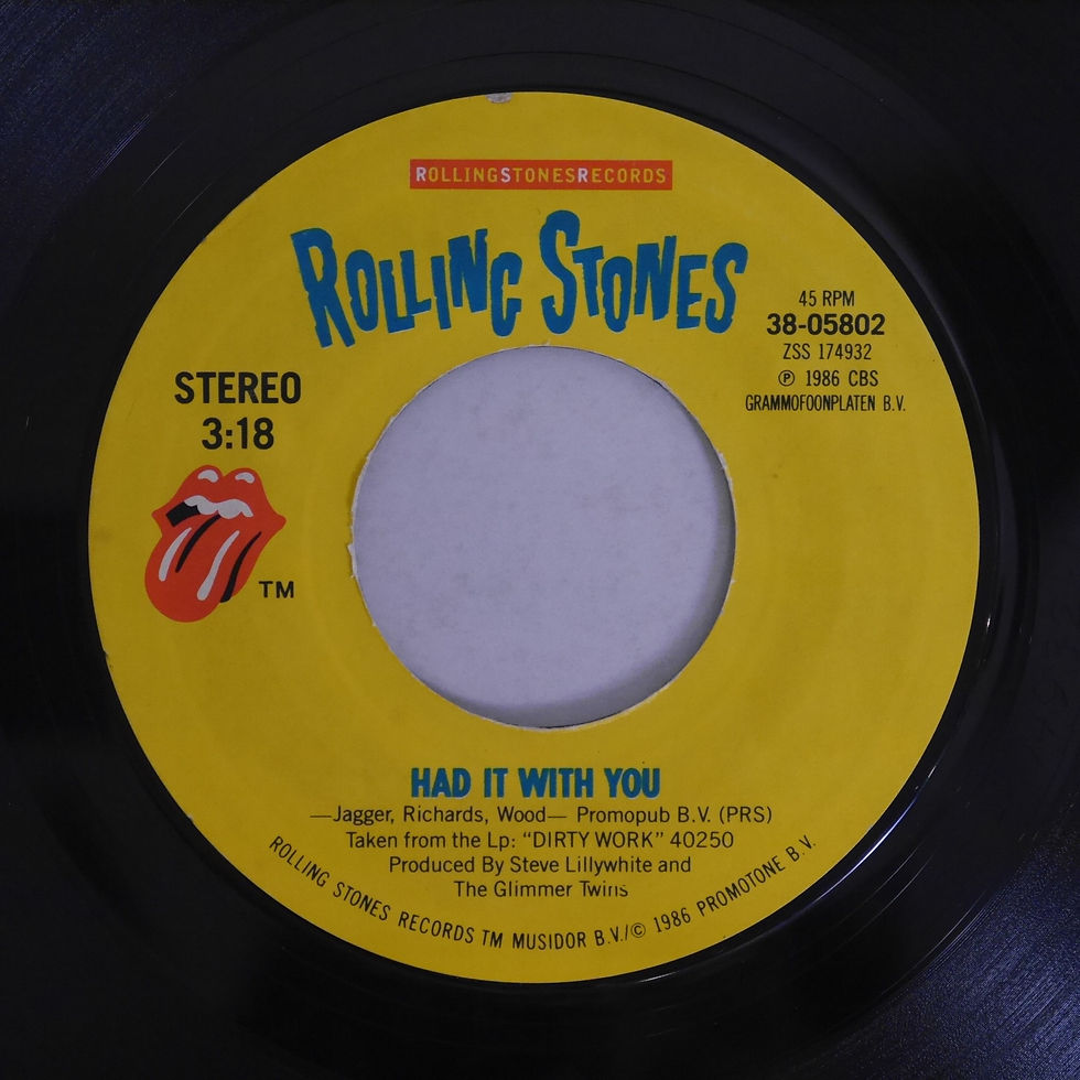 THE ROLLING STONES / Harlem Shuffle / Had It With You