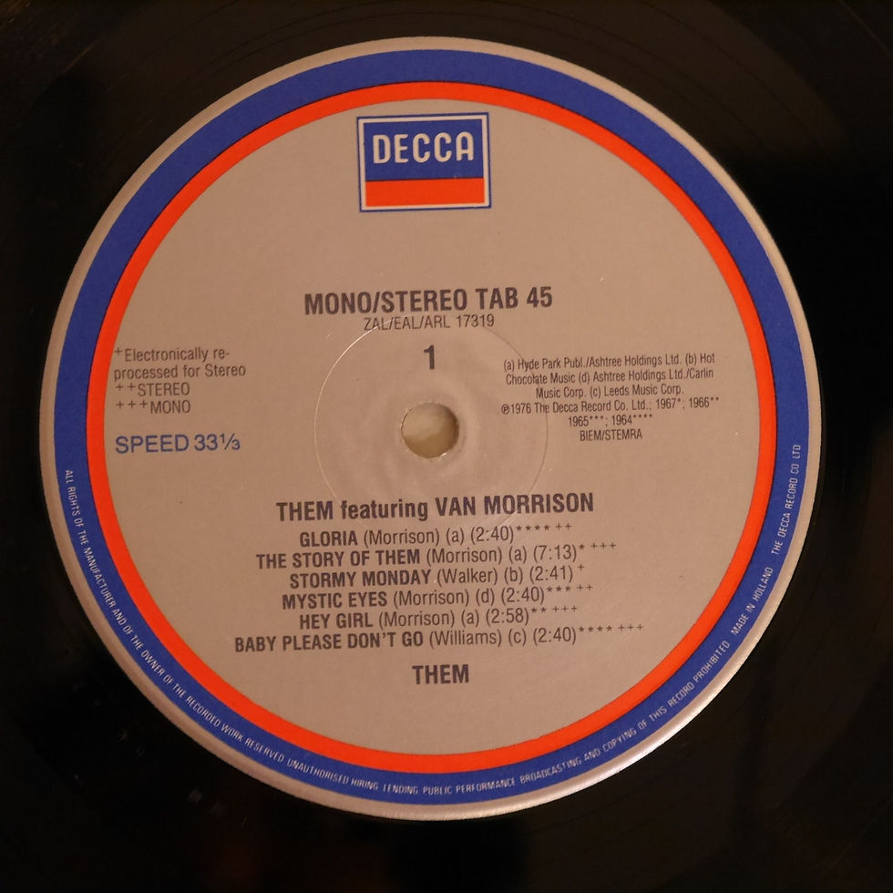 サムネイル： THEM / Them Featuring Van Morrison