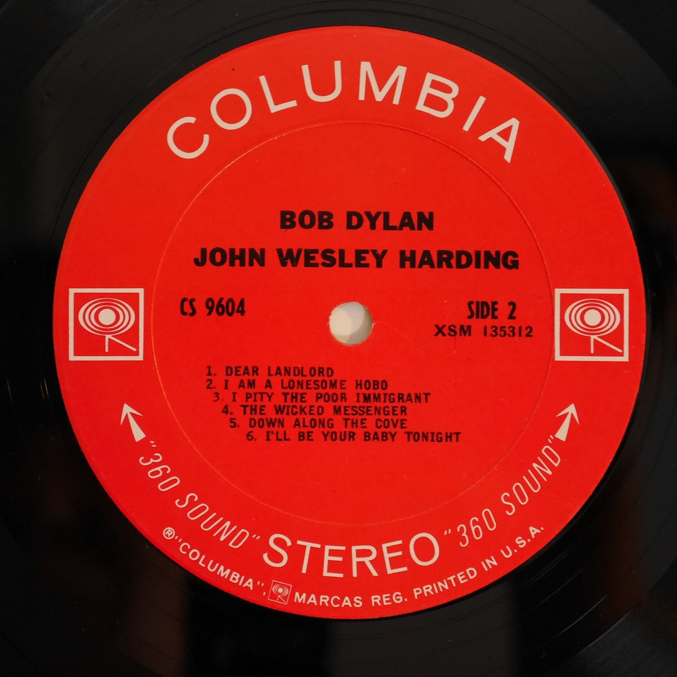 サムネイル： BOB DYLAN  / JOHN WESLEY HARDING