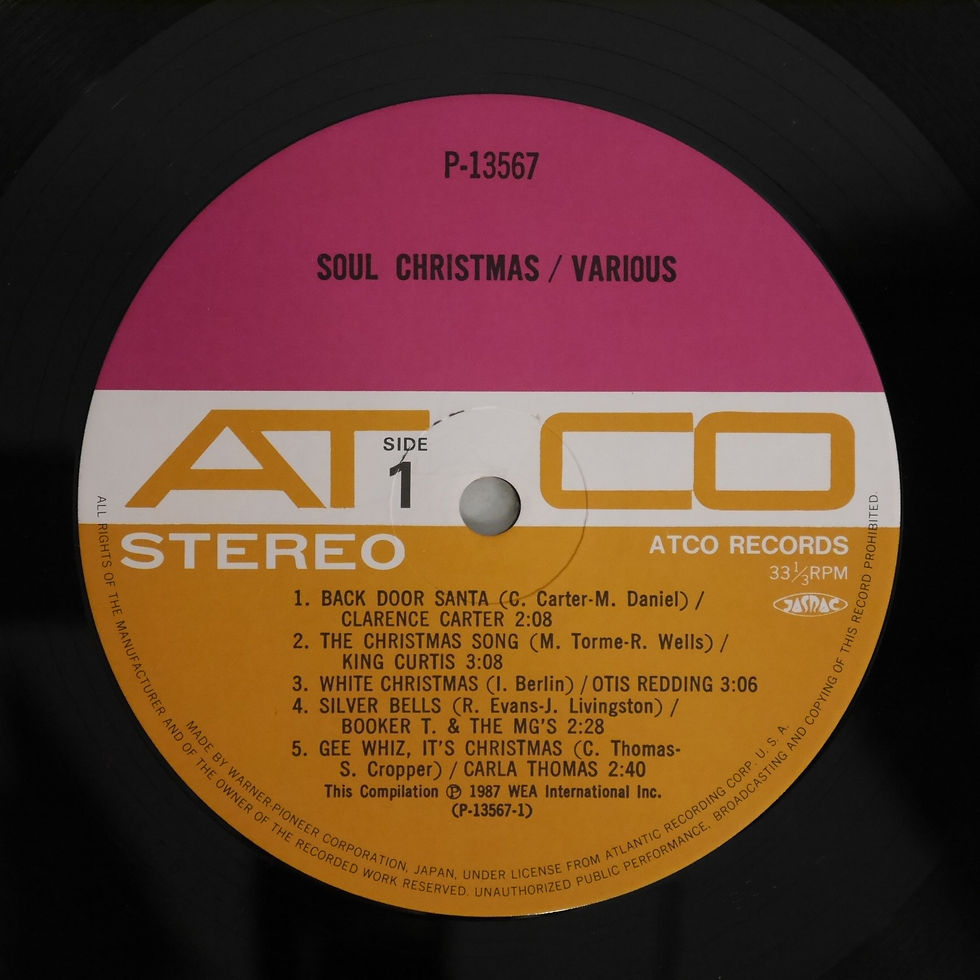 サムネイル： OTIS REDDING, BOOKER T, WILLIAM BELL, CARLA THOMAS / SOUL CHRISTMAS