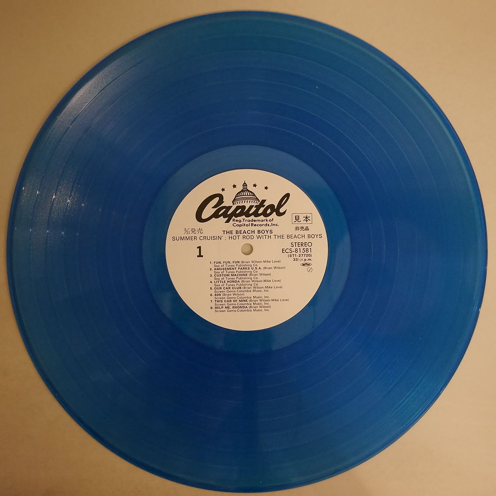 サムネイル： BEACH BOYS / サマー・クルージンホット・ロッド・ウィズ・〜（見本盤）