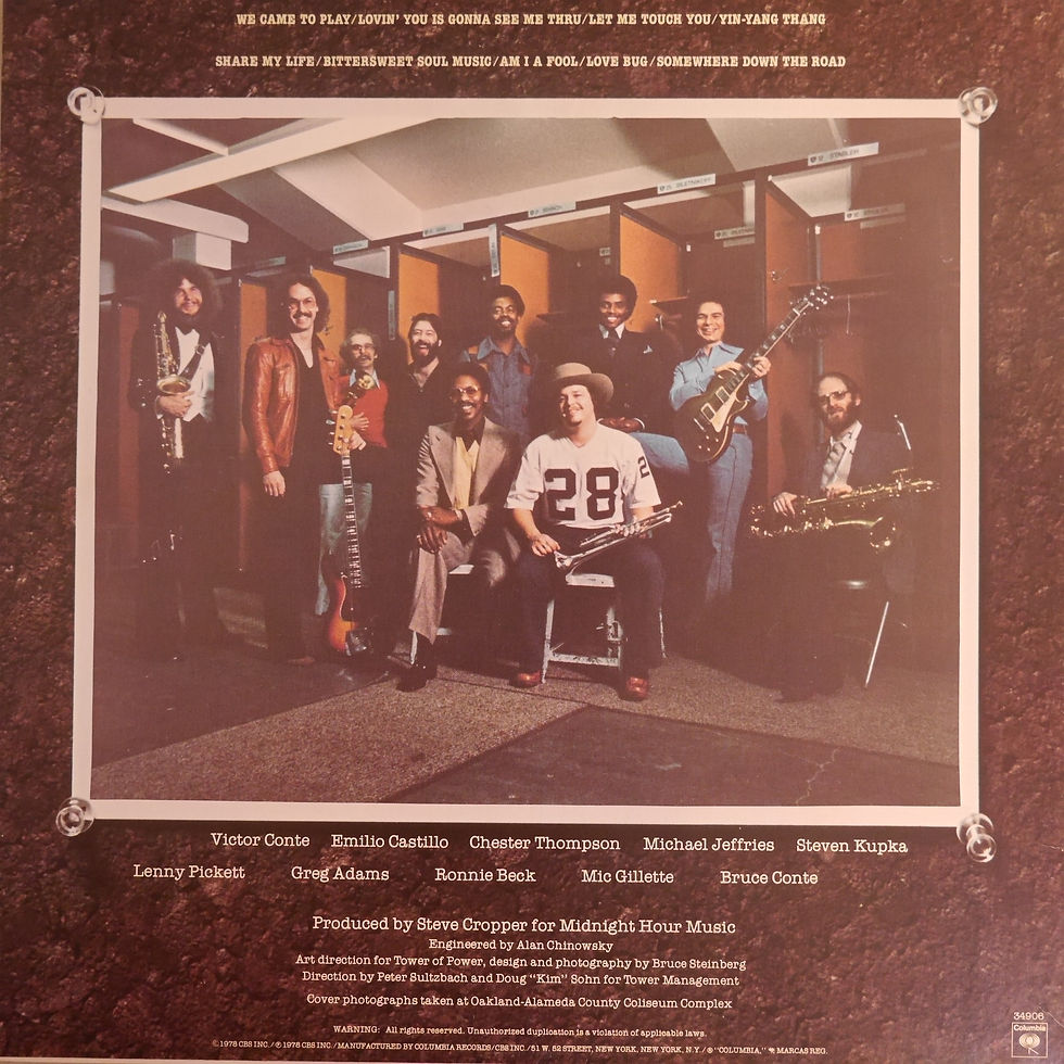 サムネイル： Tower Of Power / We Came To Play