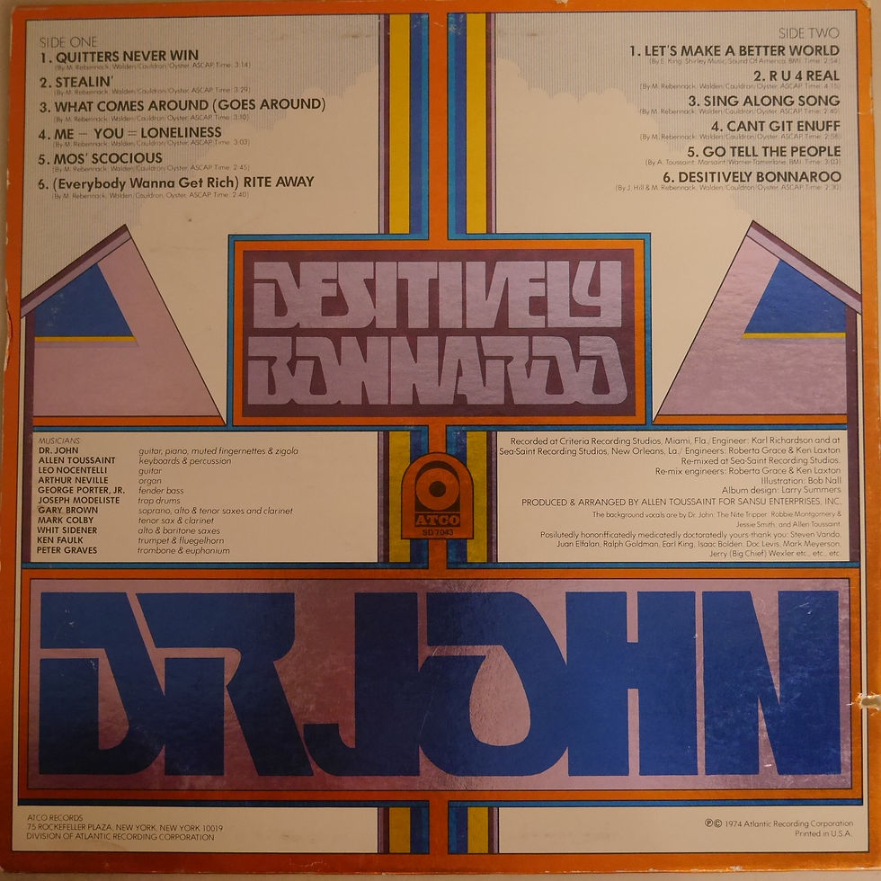 サムネイル： DR. JOHN / Desitively Bonnaroo