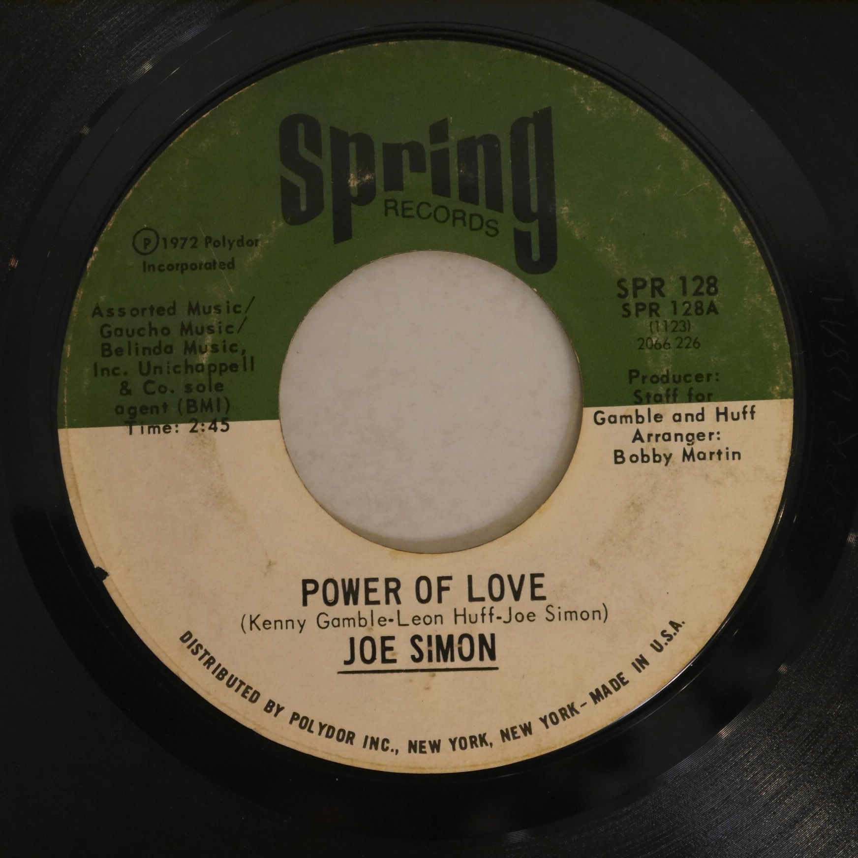 JOE SIMON / Power Of Love / The Mirror Don't Lie