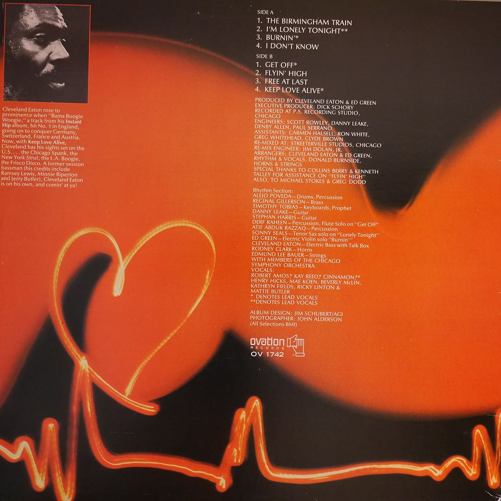 サムネイル： CLEVELAND EATON & THE GARDEN OF EATON / KEEP LOVE ALIVE