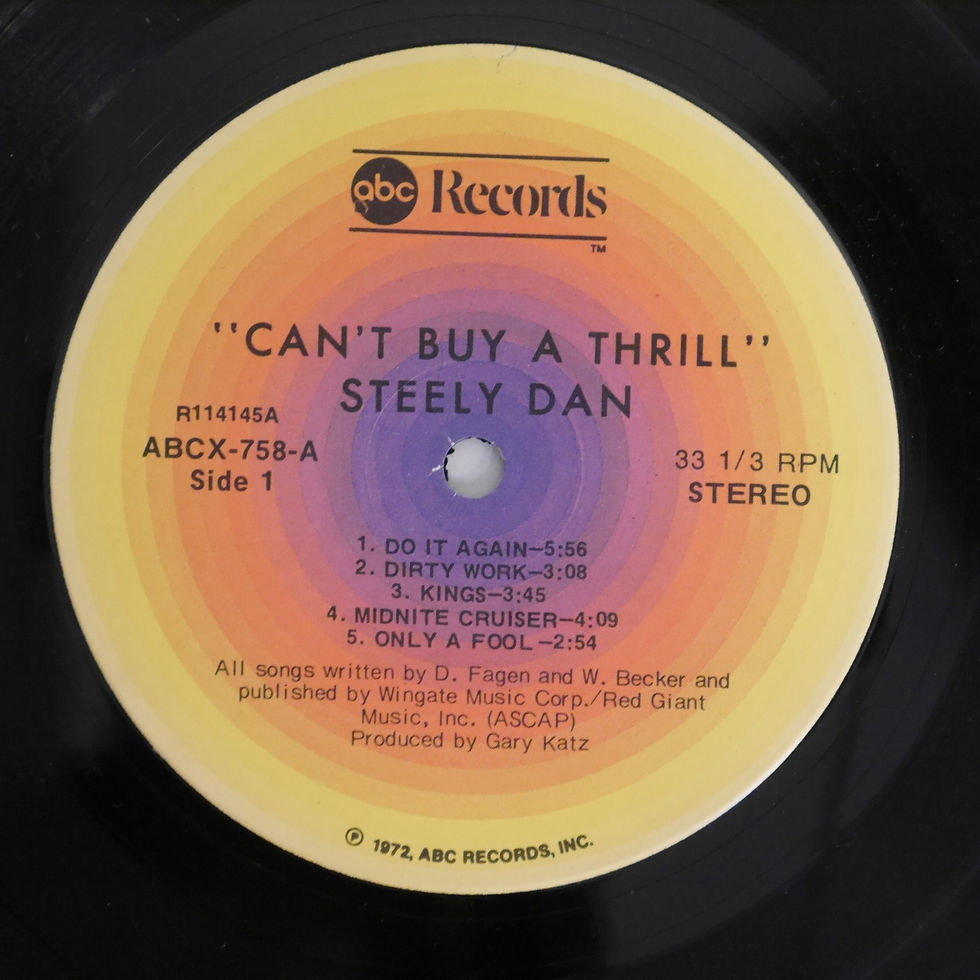 Steely Dan / CAN'T BUY A THRILL(ABC黄色グラデーションlbl)