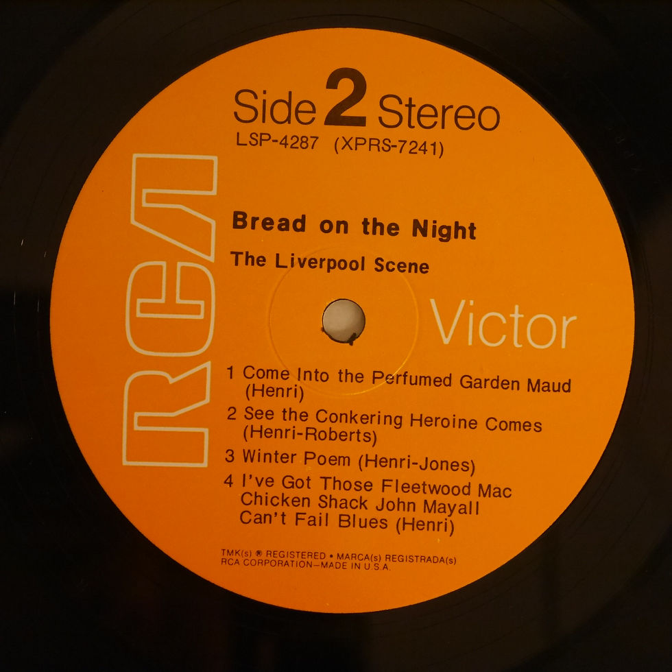 サムネイル： LIVERPOOL SCENE / BREAD ON THE NIGHT