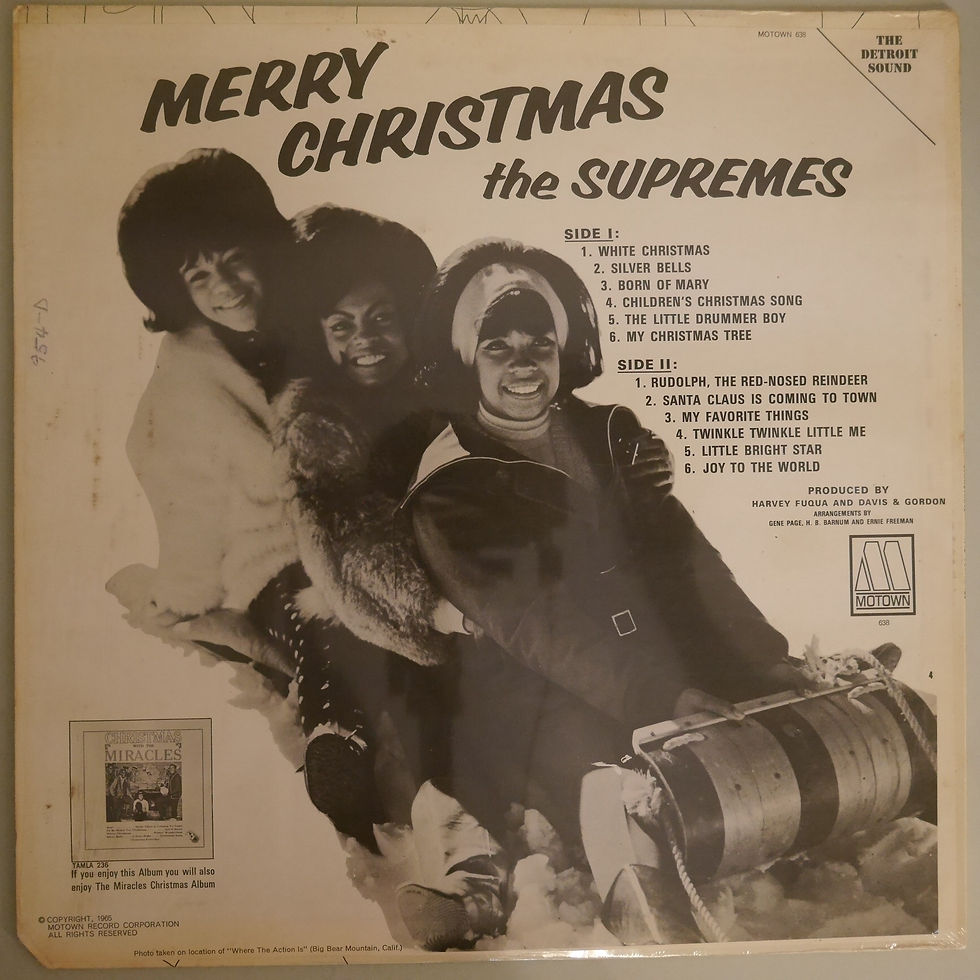 サムネイル： SUPREMES / MERRY CHRISTMAS THE SUPREMES