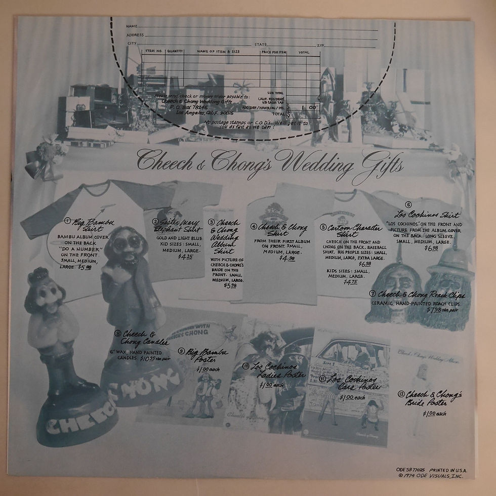 サムネイル： CHEECH & CHONG'S / WEDDING ALBUM(チーチ＆チョン）