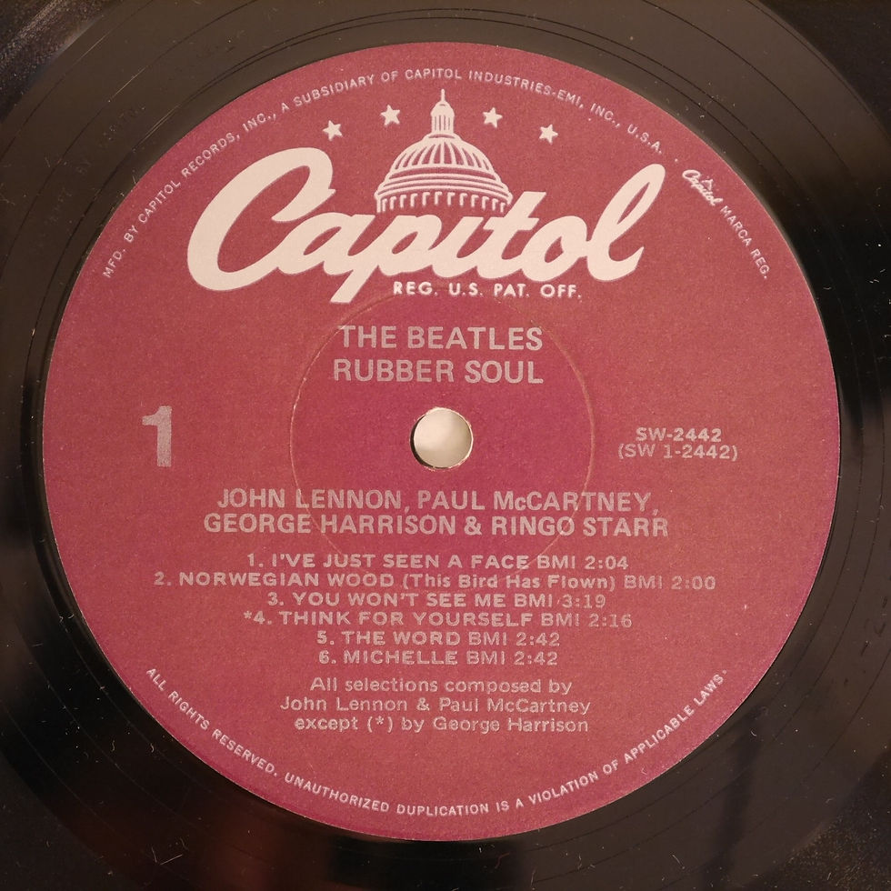THE BEATLES / Rubber Soul ( US CAPITOL 紫ラベル）