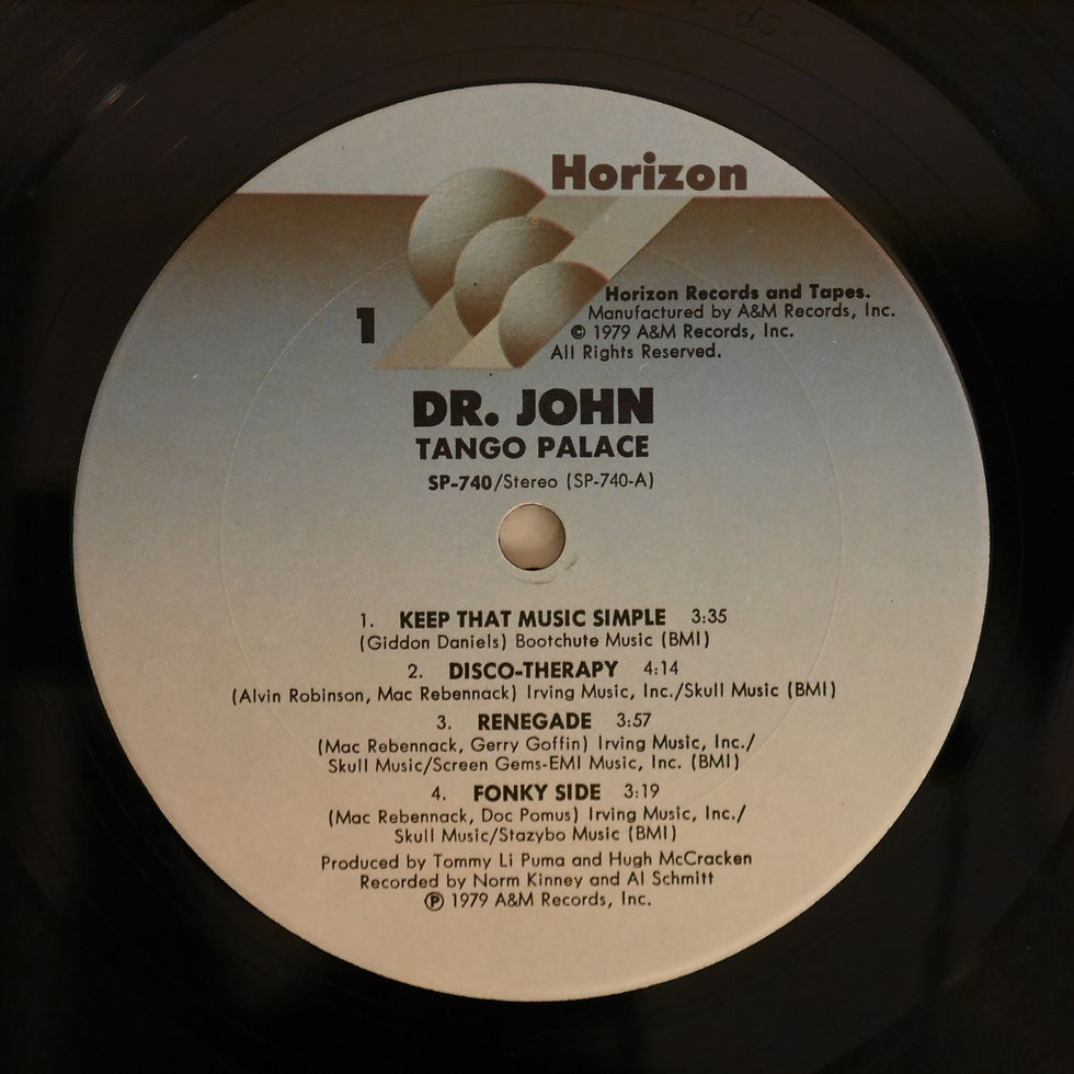 DR. JOHN ‎/ TANGO PALACE