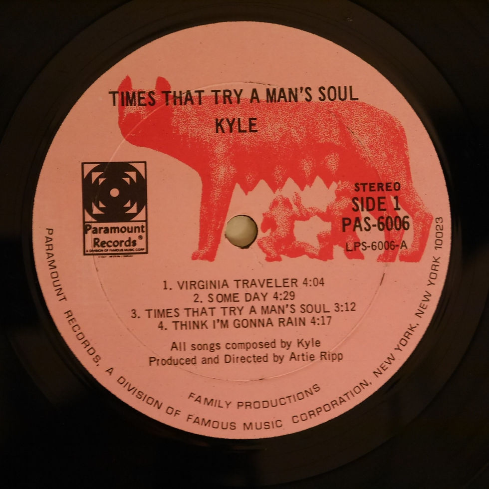 サムネイル： Kyle / TIMES THAT TRY A MAN'S SOUL