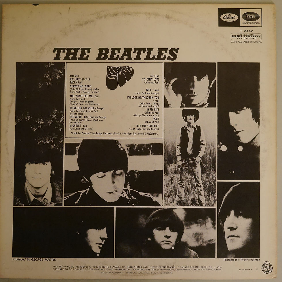 サムネイル： THE BEATLES / RUBBER SOUL(T2442 MONO)