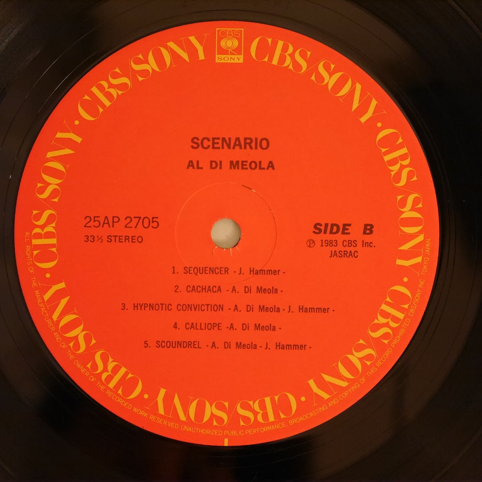 サムネイル： AL DI MEOLA / SCENARIO / シナリオ /コピー譜つき