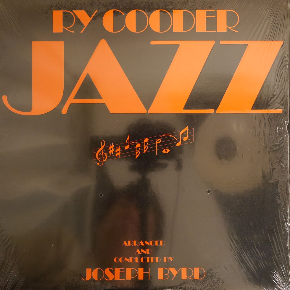 RY COODER / Jazz