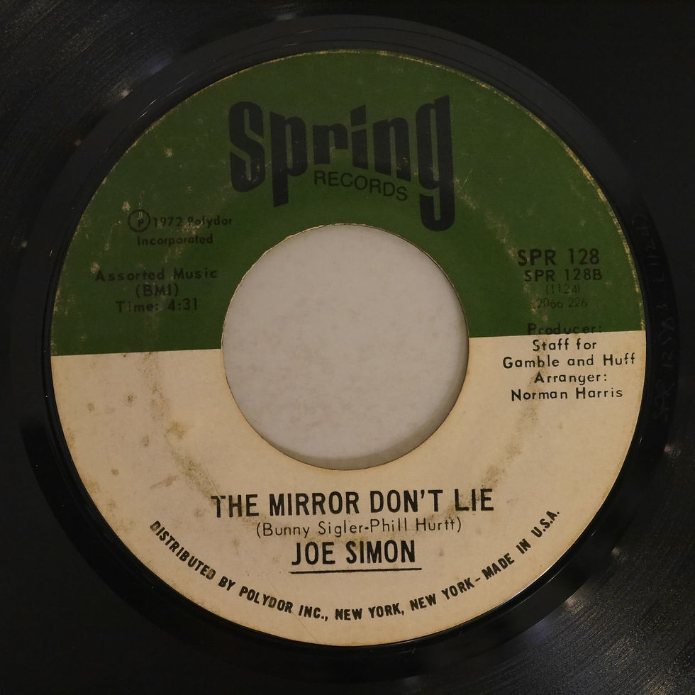 JOE SIMON / Power Of Love / The Mirror Don't Lie