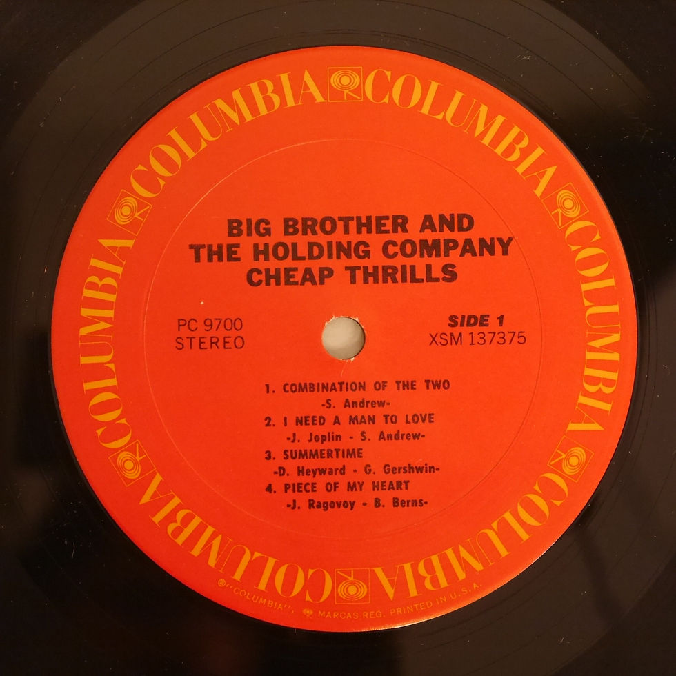 サムネイル： BIG BROTHER & THE HOLDING COMPANY / CHEAP THRILLS
