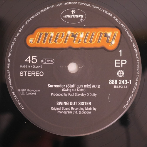 SWING OUT SISTER / SURRENDER | anchorrecord