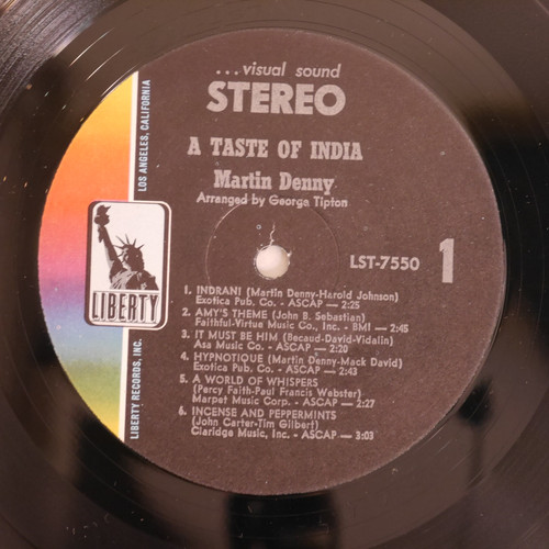 MARTIN DENNY / A Taste Of India | anchorrecord
