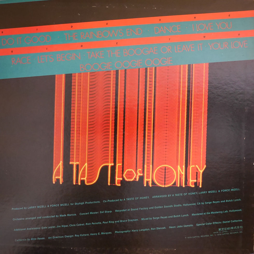 サムネイル： A TASTE OF HONEY / ANOTHER TASTE  見本盤