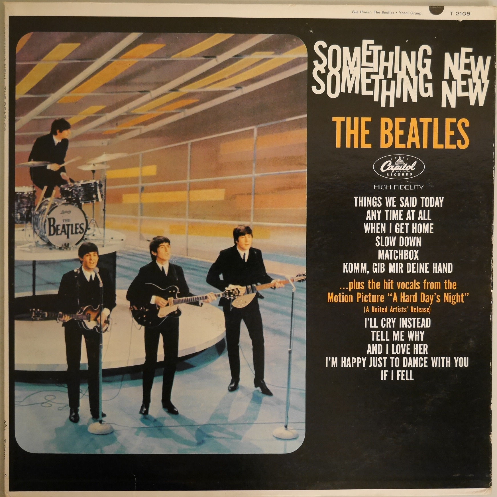 THE BEATLES / SONETHING NEW (T2108 MONO 初期 LAプラントプレス)