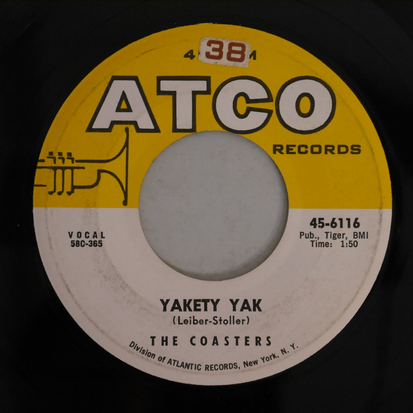 THE COASTERS / YAKETY YAK / ZING! WENT THE STRINGS OF MY HEART