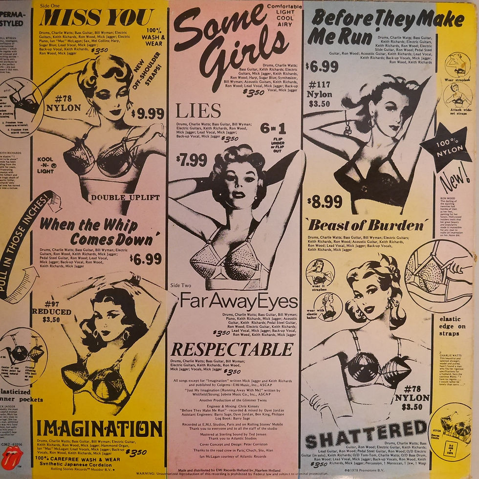 サムネイル： ROLLOING STONES / SAME GIRLS 　(オランダ盤オレンジヴァイナル、発禁モンロー）
