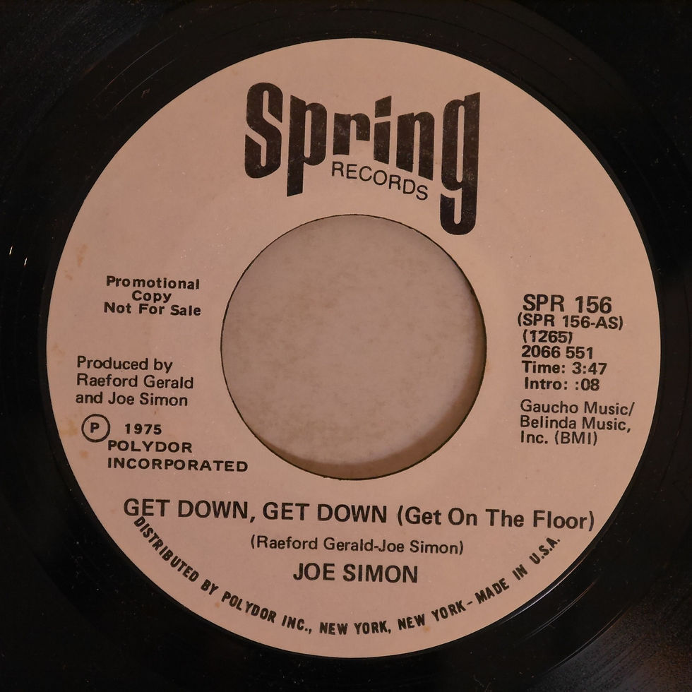 JOE SIMON / GET DOWN,GET DOWN (GET ON THE FLOOR)