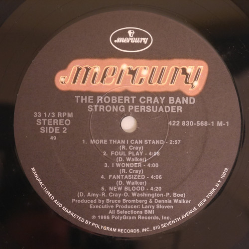 Robert Cray / Strong Persuader | anchorrecord