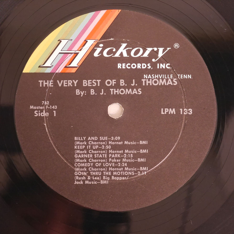 サムネイル： B.J. THOMAS / THE VERY BEST B.J. THOMAS