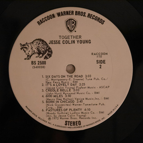 JESSE COLIN YOUNG / Together | anchorrecord