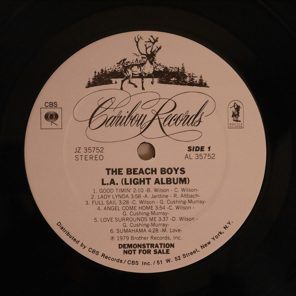 サムネイル： THE BEACH BOYS / L.A. (Light Album)白プロモ