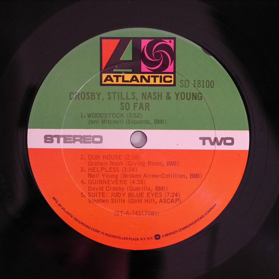 サムネイル： CROSBY STILLS ASH AND YOUNG / SO FAR