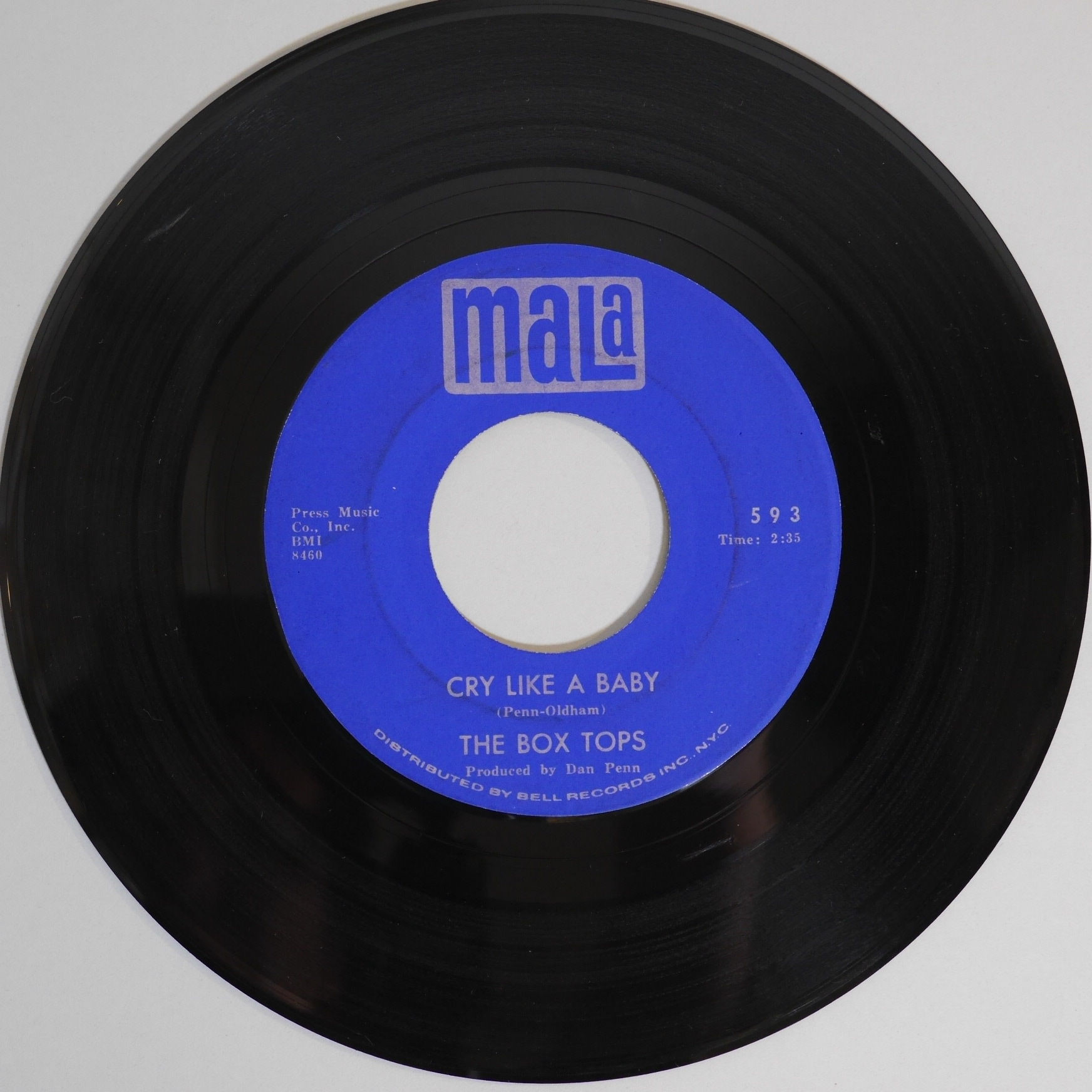 THE BOX TOPS / CRY LIKE A BABY