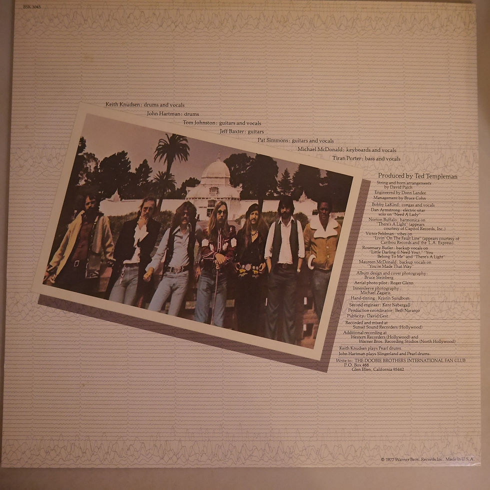 サムネイル： The Doobie Brothers / Livin' On The Fault Line