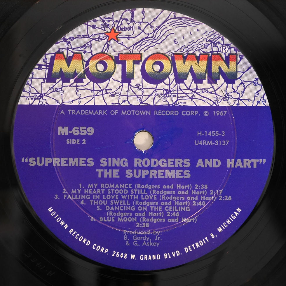 サムネイル： THE SUPREMES / SING RODGERS&HART